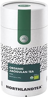 USDA Organic Gynostemma Tea - Jiaogulan Tea - Whole Leaf - World friendly tea - Freshest production in every month - Caffeine Free - Eternal life Herb - 100g (3.52 oz)