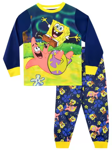 2026 SpongeBob Squarepants Patrick Pajamas Christmas Autumn/Winter Christmas Hooded Pajama Set, Adul