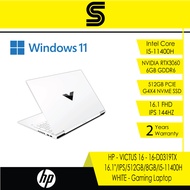 HP VICTUS 16 D0319TX- Gaming Laptop (16.1 FHD IPS 144HZ/I5-11400H/8GB/512GB NVME SSD/NVIDIA RTX3060 6GB/W11)