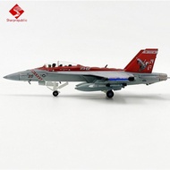 Sharprepublic 1/100 Scale F18 Fighter Jet Model, Sturdy Miniature Ornament for Bedroom Shelf