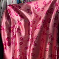 Premium Silk fabric - floral silk satin fabric - patterned fabric - premium satin fabric - meter fab