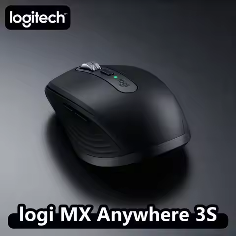 Logitech MX Anywhere 3S Wireless Ergonomic Mouse, 8000 DPI, MagSpeed, Logitech Flow, 3-Device (Multi