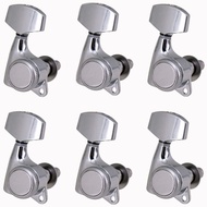 HS- Large Square Handle 22-tooth Lock String Ballad Wooden Electric Guitar String Button Rear String