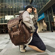 LEATHER BAG JUMBO MEN'S LEATHER BACKPACK 16.5 INCH