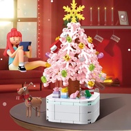 Santa Claus Christmas Tree Christmas Gift Christmas Collection building block toy gift