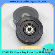 2 Piece Best Quality F2.016.304 Forwarding Roller 63x8x20mm For CD102 XL105 Offset Printing Machine 