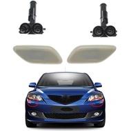 4pcs Car Headlight Washer Nozzle Cover Jet Cap BP4K-51-8G1B BP4K-51-8H1B Water Sprayer For Mazda 3 B