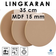 Circle 35 cm - MDF 15 mm - MDF board MDF wood board/