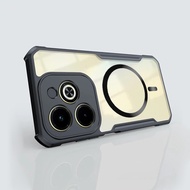 New Shockproof Clear Magnetic Phone Case Tecno Spark 40 40C 30 20 Pro Plus 30C 20C 10C 10 9 8 8C 7T 