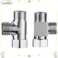 MOLIHA 1/2" Diverter Valve Convenient Hardware 3-way Connect Shower Head Bathroom Supplies Function Switch Water Tap Connector