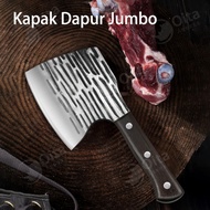 Oita Pisau Dapur Jumbo Kapak Potong Tulang Professional Golok Daging