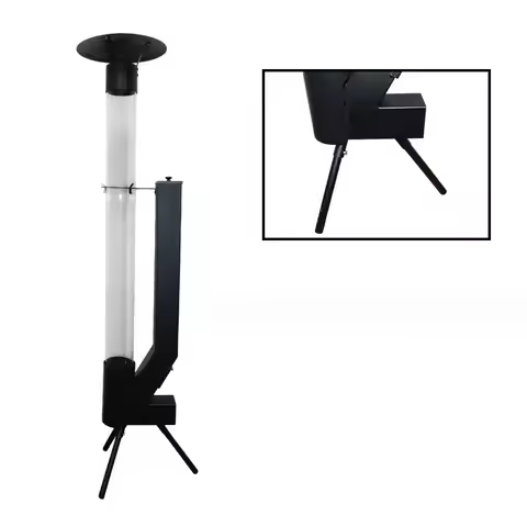 Vertical wood burning rocket stove, courtyard heating stove, outdoor camping, winter pellet stove, h