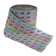 Diamond Mat 2 Rainbow Hearts 24 Rows @9 meters