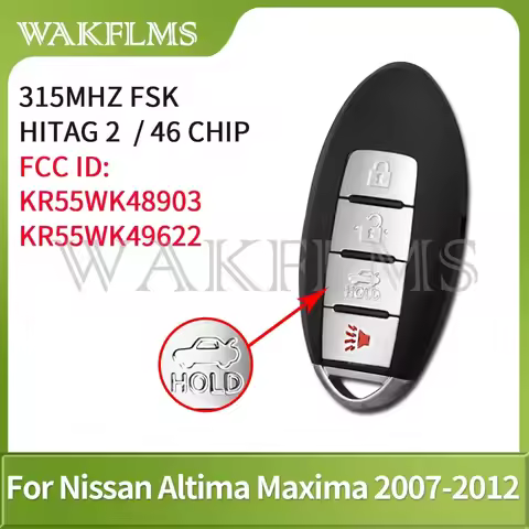 For Nissan Altima Maxima Murano Smart card key 315MHz PCF7952 Chip KR55WK48903 KR55WK49622 285E3-JA0