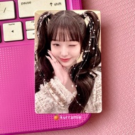 (clearance sell) photocard offical wonyoung ive pob yizhiyu 2.0 ponytail 2 wink era mine pc wony yzy