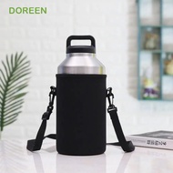 DOREEN Water Bottle Cover Bag, Neoprene Strap Sport Cup Covers Bag, Holder Pouch Portable Black 18/3