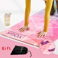 Non Slip Yoga Towel Pilates Blankets Fitness Anti Skid Portable Yoga Mat Covers Gym Home Outdoor Exercise Travel Mat Towel