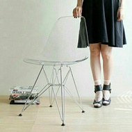 READY STOCK Crystal DECOR clear transparent eames chair