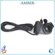 AMBER Scooter Thumb Throttle, Black 12V-99V Electric Bike Thumb Throttle, Durable Digital Display Ea