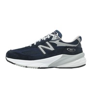 New Balance NB British American-Made Shoes 990 V6D Women's Shoes Navy Blue Casual Shoes Retro Suede 