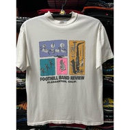 Vintage White T-Shirt Music Work 90s