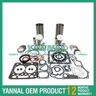 Cylinder Liner Kit With Gasket Set Bearing For Yanmar 2TNV70 Engine Spare Parts
