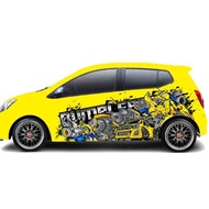 Bumblebee Sticker Striping Car Decal Agya