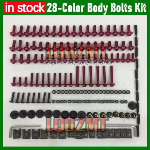 268PCS Fairing Bolts Screws Kit For KAWASAKI NINJA 400R EX400 ZX400 EX 400 18 19 20 21 22 23 24 2018