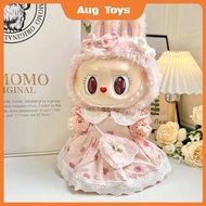 38cm Labubu clothes, MOKOKO princess dress, vinyl plush doll clothes, Zimomo Mokoko Labubu clothes