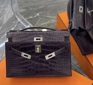 Hermes Mini Kelly一代 霧面鱷魚