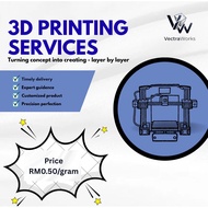 3D printing custom design from RM0.50/g - Pla Filament - 3D Printing Service by Vectra Works