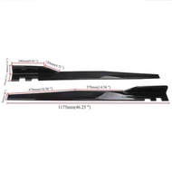 Universal Side Skirt Diffuser Glossy Black & Carbon 120cm 86cm 45cm
