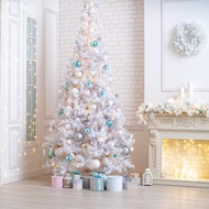 คริสต์มาส ต้นคริสต์มาสประดับตกแต่ง ขนาด 150 ซม./5ฟุต สีขาว Christmas tree size 150 cm./5 feet white