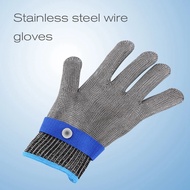 Cut Proof Stab Resistant Stainless Steel Wire Metal Mesh Butcher Cotton Glove