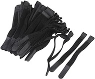 SHOPEE Nylon Straps Cable Tie Wire Rope Hook and Loop Organiser 80pcs Black