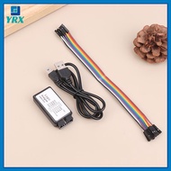 YRX USB Logic Analyzer 24MHz 8 Channel Input Memory 24M/Seconds Logic Analyzer Debugger For ARM FPGA