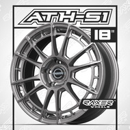 18" | 2pcs | RAXER ATH-S1 Flow Formed Light Weight Wheels | 5x112/114, 5x120