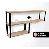 Aesthetic Multipurpose Wall Shelf Complete Set 20cm 15cm Wide Kitchen Shelf/ Bookshelf/ Bedroom Shel