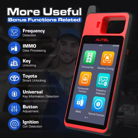 Autel MaxiIM KM100 KM100X IMMO Key Programmer Universal Key Generator Free Update Lifetime Chip Read