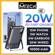 MTech REMAX CCC Certified Powerbank  3C Power bank Fast Charging REMAX 10000mAh 4 in 1 15W Wireless 