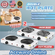 Double Hot Plate Electric Stove Induction Cooker Multifunction Without Gas Cooking Dapur Memasak Elektrik Serbaguna