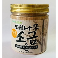 Earth Living Garam Buluh Korea 9 Kali Panggang / 9 Times Roasted Korean Bamboo Salt / 9次烤韩国竹盐 (360g)