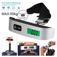Portable Digital Luggage Scale 50kg High Precision Handheld Hook Scale For Travel Baggage Weighing