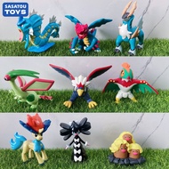 Tomy ตัวเลขโปเกมอน Keldeo Gyarbraviary Zeitelle Zeraora Cobalion Druddigon Flygon Hawlucha Dugtrio C