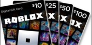 ROBLOX code礼品卡10美金 25美金 50美金 100美金