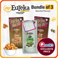 [Bundle of 3] Eureka Popcorn Assorted 9 Flavours | Kimchi Chocolate Caramel Salted Egg