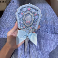 Gương Cầm Tay Flower Flower Knows Hoa Biết BST Vỏ Sò Shells Jewel Gương Tiểu Thư Gương Trang Điểm Sa