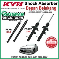 HONDA ACCORD SDE, SDA 2003-2008 KYB / KAYABA ORIGINAL SHOCK ABSORBER SET