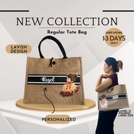 FREE Personalized Abaca Jute Burlap Tote Bag - FREE NAME PRINT COD Customized Souvenir Gift Ideas