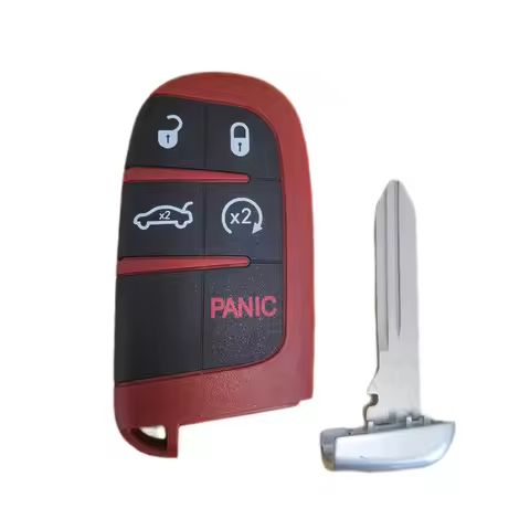 5Buttons Smart Remote Key Shell for Scat Pack/392/DAYTONA/HEMI/Challenger/VIPER/Hellcat SRT/Redeye/D
